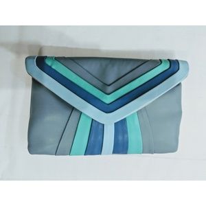 Brand new blue clutch